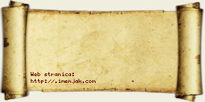 Jelisaveta Nikolendžić vizit kartica